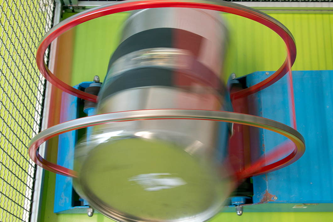 Rhönradmischer mit 30 l Edelstahlfass Rhönradmischer mit 30 l Edelstahlfass
