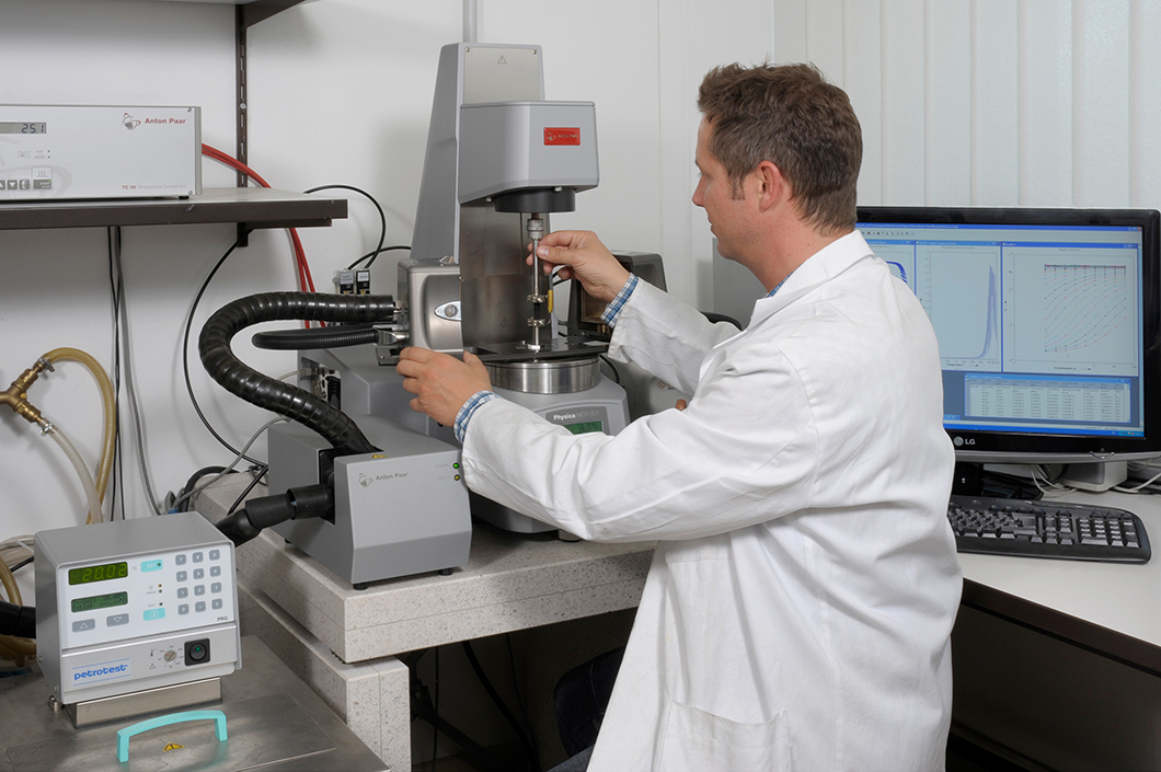 Rheometer test facility Rheometer test facility